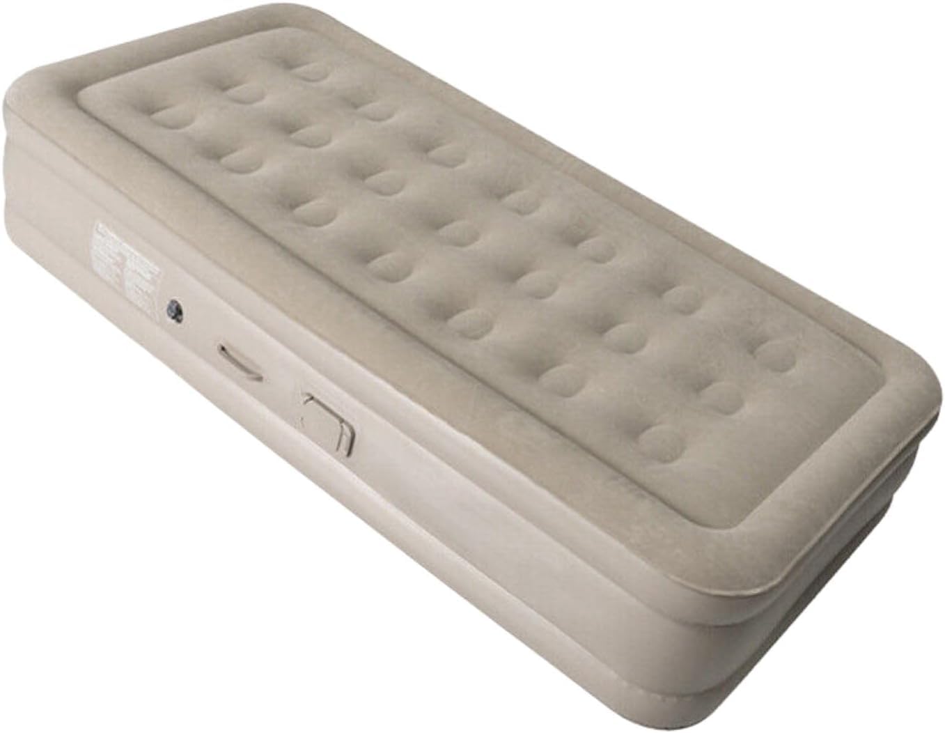 Single Inflatable Mattress with Built-in Pump Camping Air Mattress Quick Inflation Deflation Blow Up Mattresses Air Bed Portable Elevated Guest Bed for Home Outdoors Hiking Travel (2 Pillow)-image-17