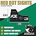 ADE Advanced Optics RD3-009 5 MOA Red Dot Sight with Mounting Plate for Smith & Wesson MP M&P, M&P 2.0, SD9VE, SD40VE Pistols + Additional Standard Picatinny Mount