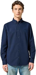 Wrangler - Hemd Herren - Regular Fit - Oxford Shirt - Grau
