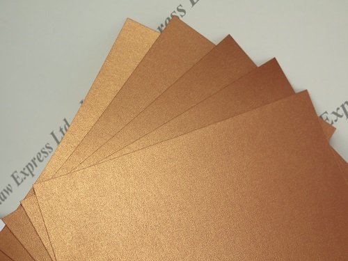 Copper Pearlescent Shimmer Card 2-Sided 300gsm Choose A5 or A6 Cardmaking (A5 x 20 Sheets AM773) โ image 1