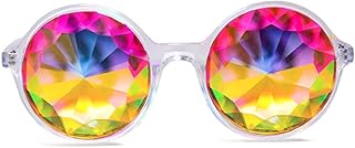 GloFX Uomo occhiali Kaleidoscope - leggero, cristallo EDM festival di diffrazione