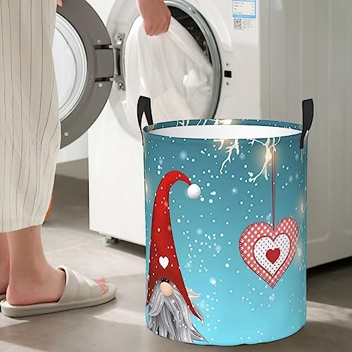 Grand panier à linge traditionnel de Noël étanche et pliable pour vêtements - 6