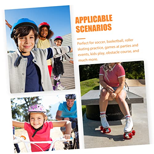 TOYANDONA 25Pcs Bright Sports Marker Cones for Agility Training Roller Skating and Outdoor Activities Stable Flat Bottom Design for Obstacle Courses and Practice Games3