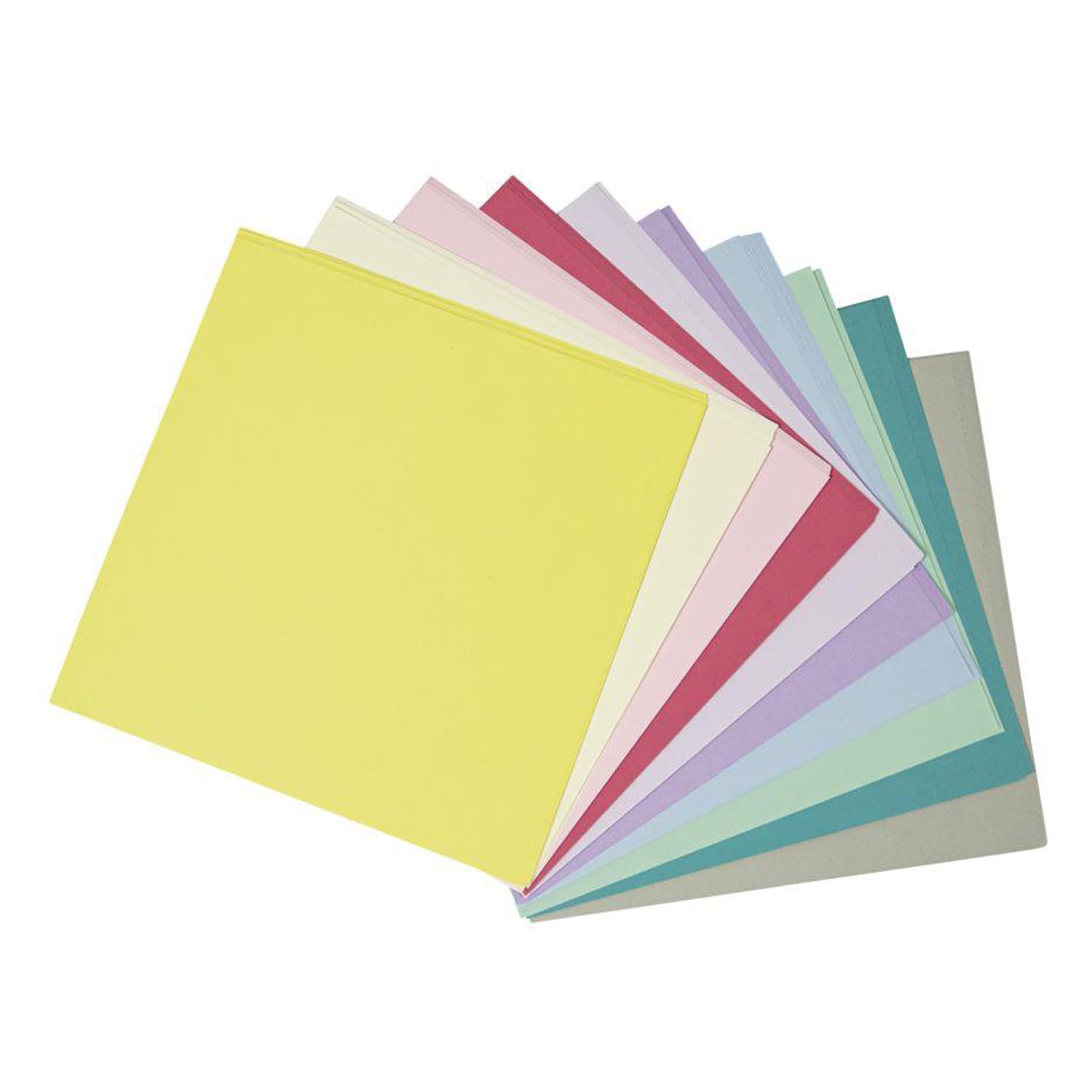 Rayher Pastel Origami Folding Sheets, Fsc Mix Credit, 20X20cm, 80G/M2, Bag 100 Pieces, 67371685