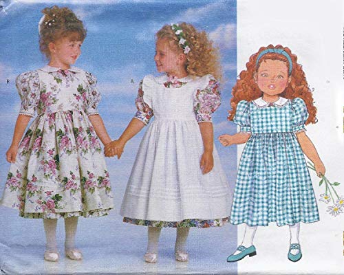 Patron de robe Pinafore fille Butterick 4750 idée cadeau loisirs créatifs