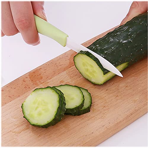 Wwzj 6 Pack Ceramic Paring Knife With Knife Cover, Lightweight Ceramic Knives, Fruit And Vegetable Small Knife #TOP2