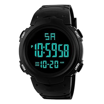 Shocknshop Digital Sports Black Dial Multi-Functional Boys Wrist Watch (WCH16)