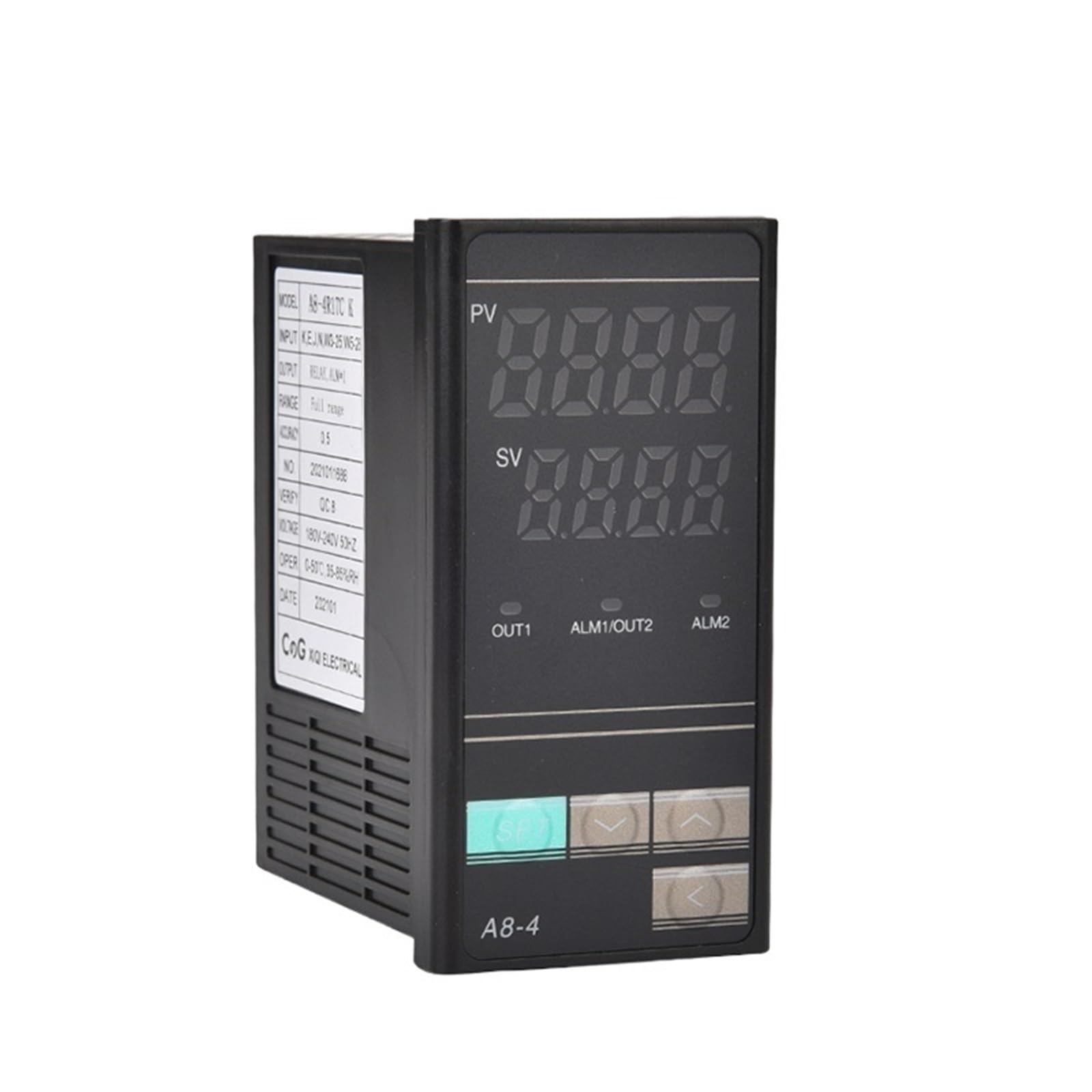A8-4 48 * 96MM K Type PID Intelligent Thermostat Digital Electronic Temperature Indicator Controller(2Alarm,96x96mm TC Relay)