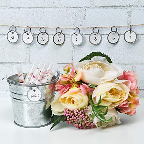 Avery Metal Rim Key Tags, 1.25" Diameter Tag, Metal Split Ring, White, 50 Tags (11025) #TOP6