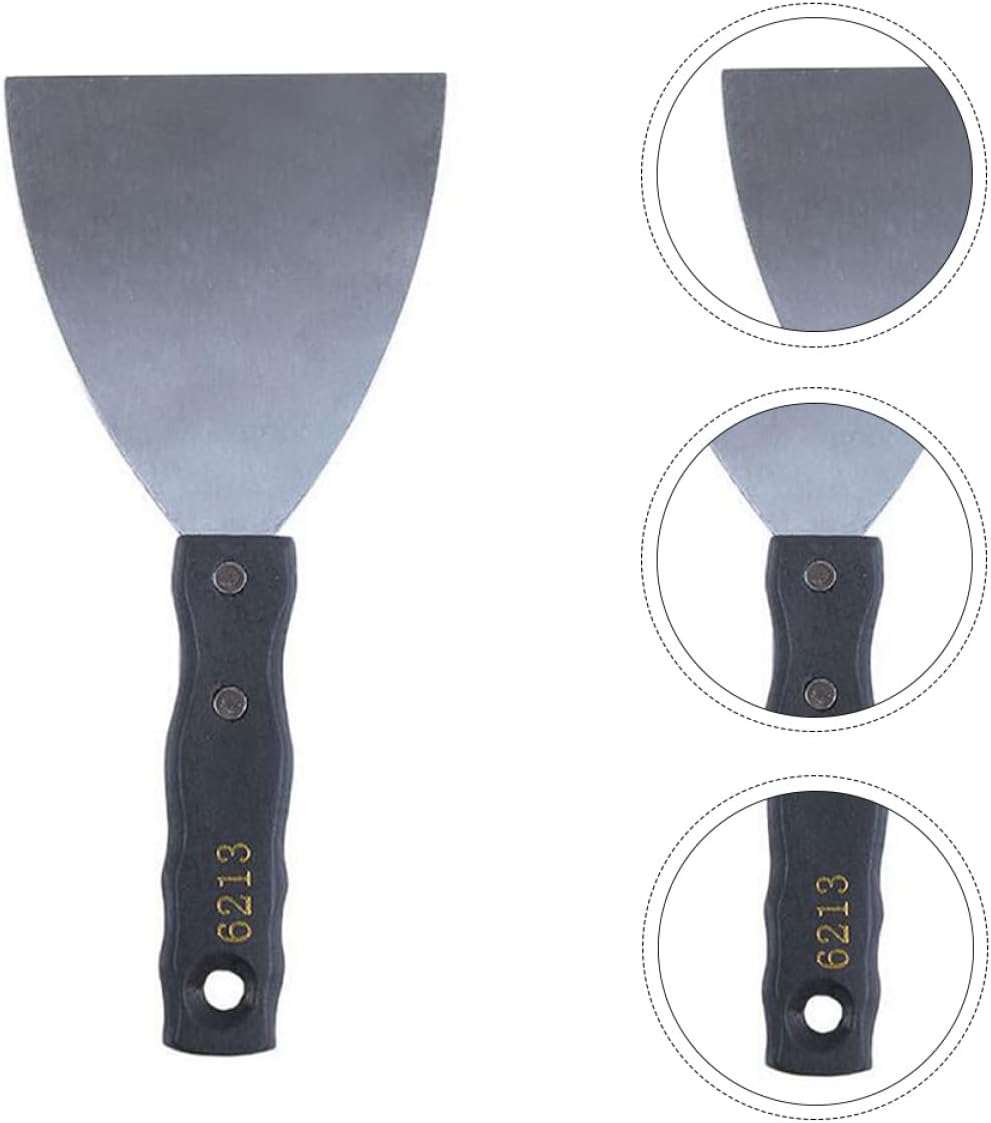 Extra Large Black Handle Palette Knife Mixing Spatula and Oil Painting Scraper for Artists Acrylic Canvas Art Supplies