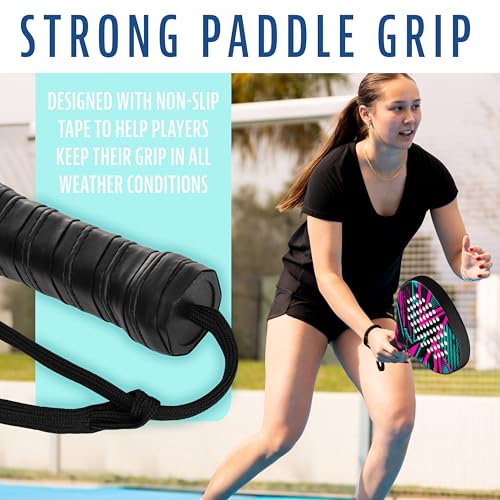 Franklin Sports Axel Padel Set - 2 Raquetas con Estuche y Pelotas miniatura 7