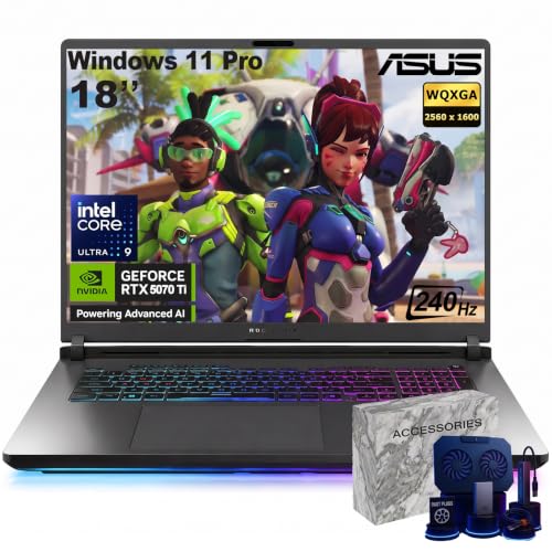 Image of ASUS ROG Strix G18 Gaming Laptop Intel Ultra 9 275HX RTX 5070 Ti 64GB 4TB