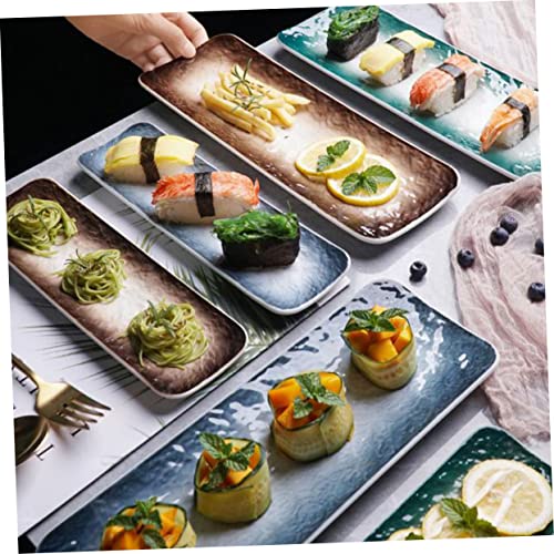 Platos de sushi cerámicos Zerodeko estilo japonés 2 piezas miniatura 4