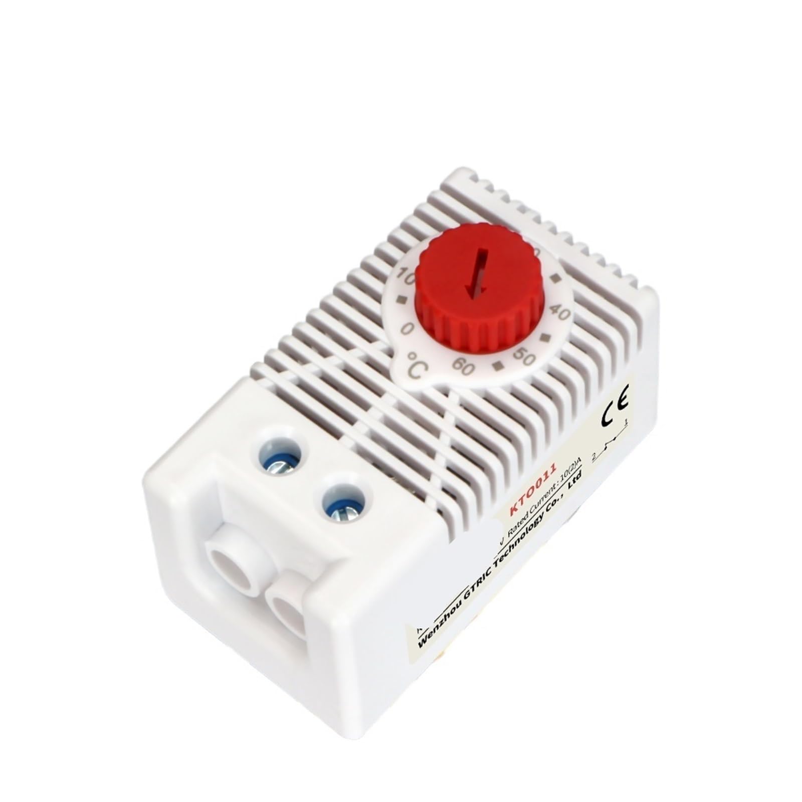 1 pz Regolatore di temperatura KTO011 KTS011 NO NC Armadio guida DIN Mini termostato industriale Termoregolatore meccanico(KTS011 NO 0-60)