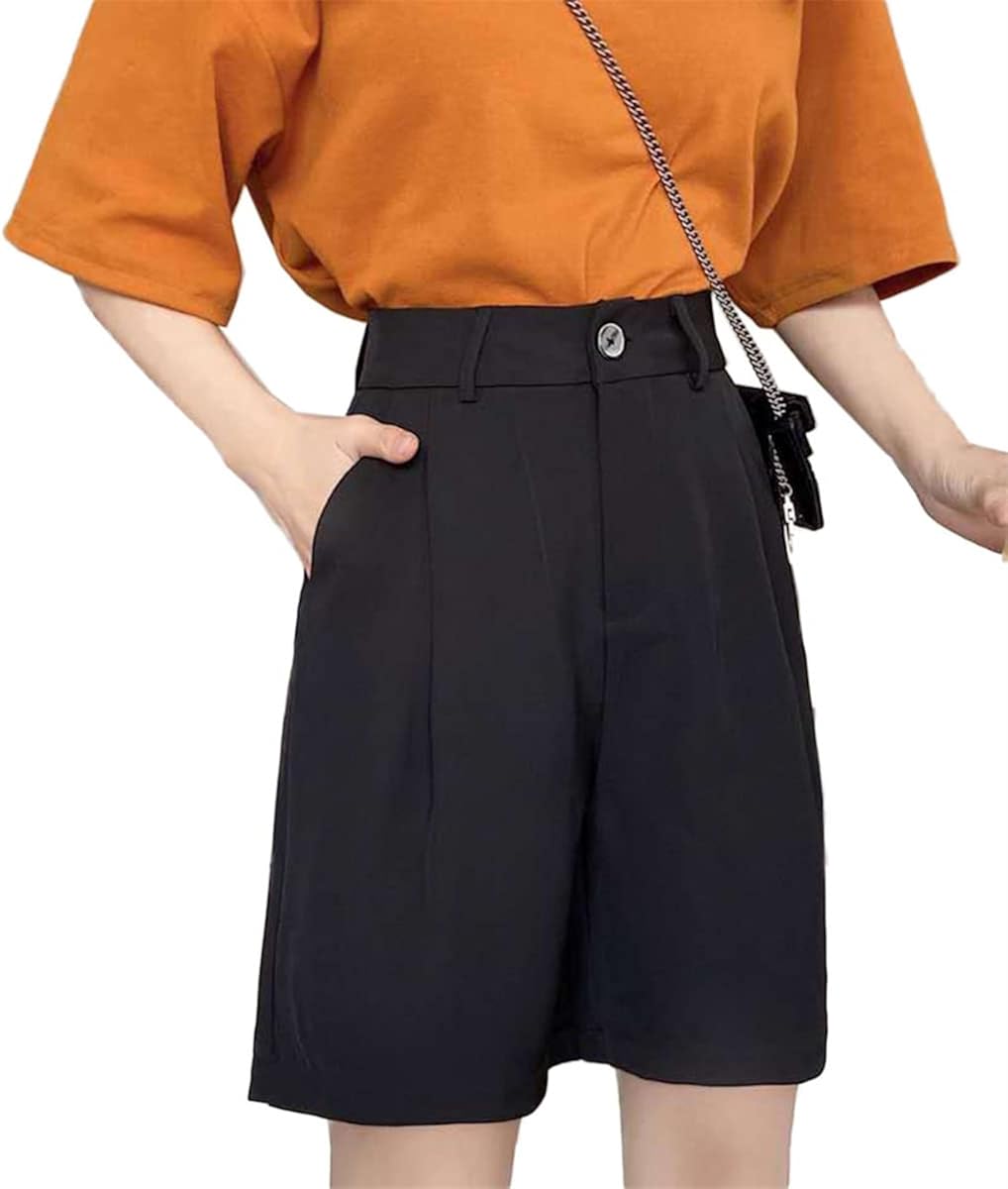 Yuanyuan レディース ショートパンツ 短パン 半ズボン ショート パンツ キュロット ハイウエスト 美脚 脚長 着痩せ おしゃれ 可愛い カジュアル ゆったり 通勤 Ol 通学 デート 普段着 夏 高評価のクリスマスプレゼント Yuanyuan レディース ショートパンツ 短パン 半ズボン ショート パンツ キュロット ハイウエスト 美脚 脚長 着痩せ おしゃれ 可愛い カジュアル ゆったり 通勤 Ol 通学 デート 普段着 夏 高評価のクリスマスプレゼント