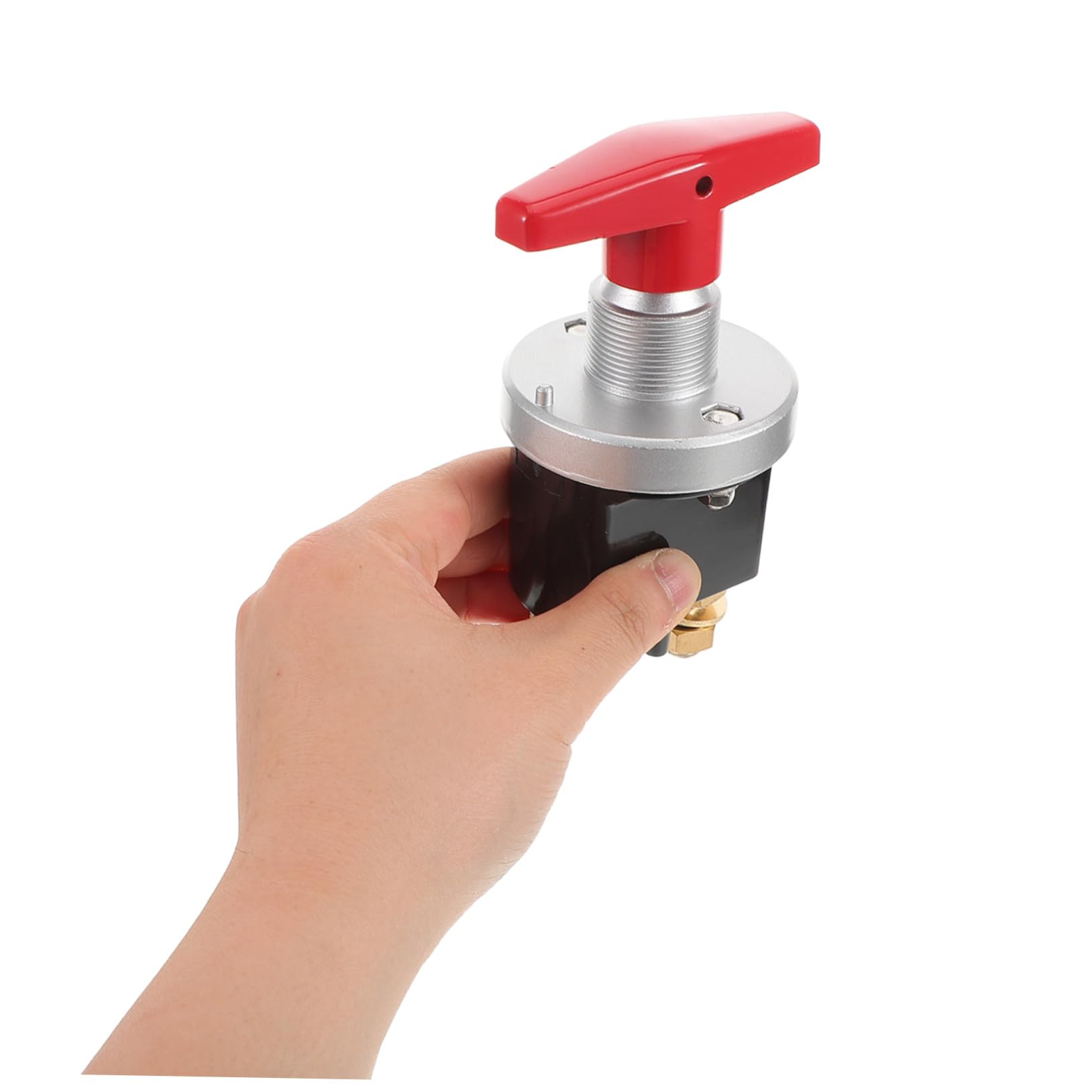 Hohopeti Interruttore Batteria con Blocco per Auto Camper Barca Isolatore Resistente per Protezione Motore e Prevenzione Scarica Batteria