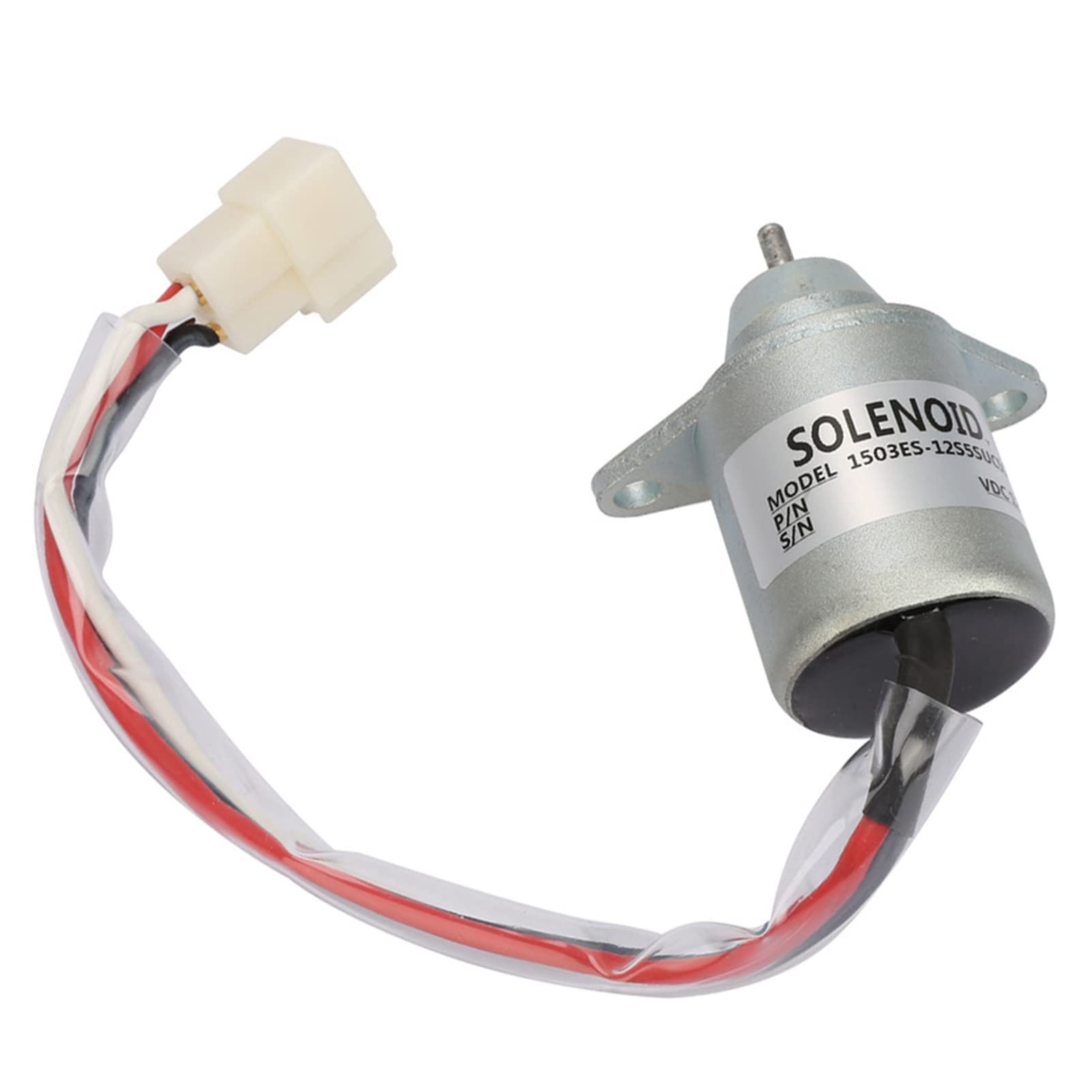 Solénoïde d'arrêt de Carburant Solénoïde d'arrêt Woodward 1503ES 12S5Suc5S Solénoïde Woodward Solénoïde 1503E, 12 V Électrovanne d'arrêt de Moteur à Carburant
