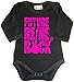 Dirty Fingers Future Reine du Rock Body bébé Manche Longue 12-18 Mois Noir