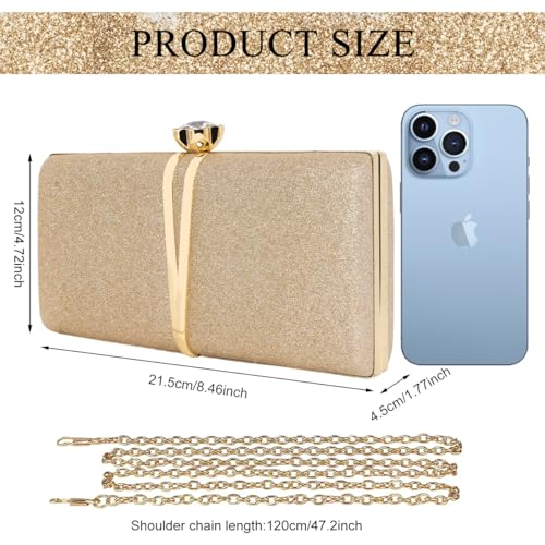 Image of PALAY Sling Bag for Woman Small Evening Purse Handbags Soft Leather Ruched Bag Bridal Clutch Party Prom Crossbody Purses