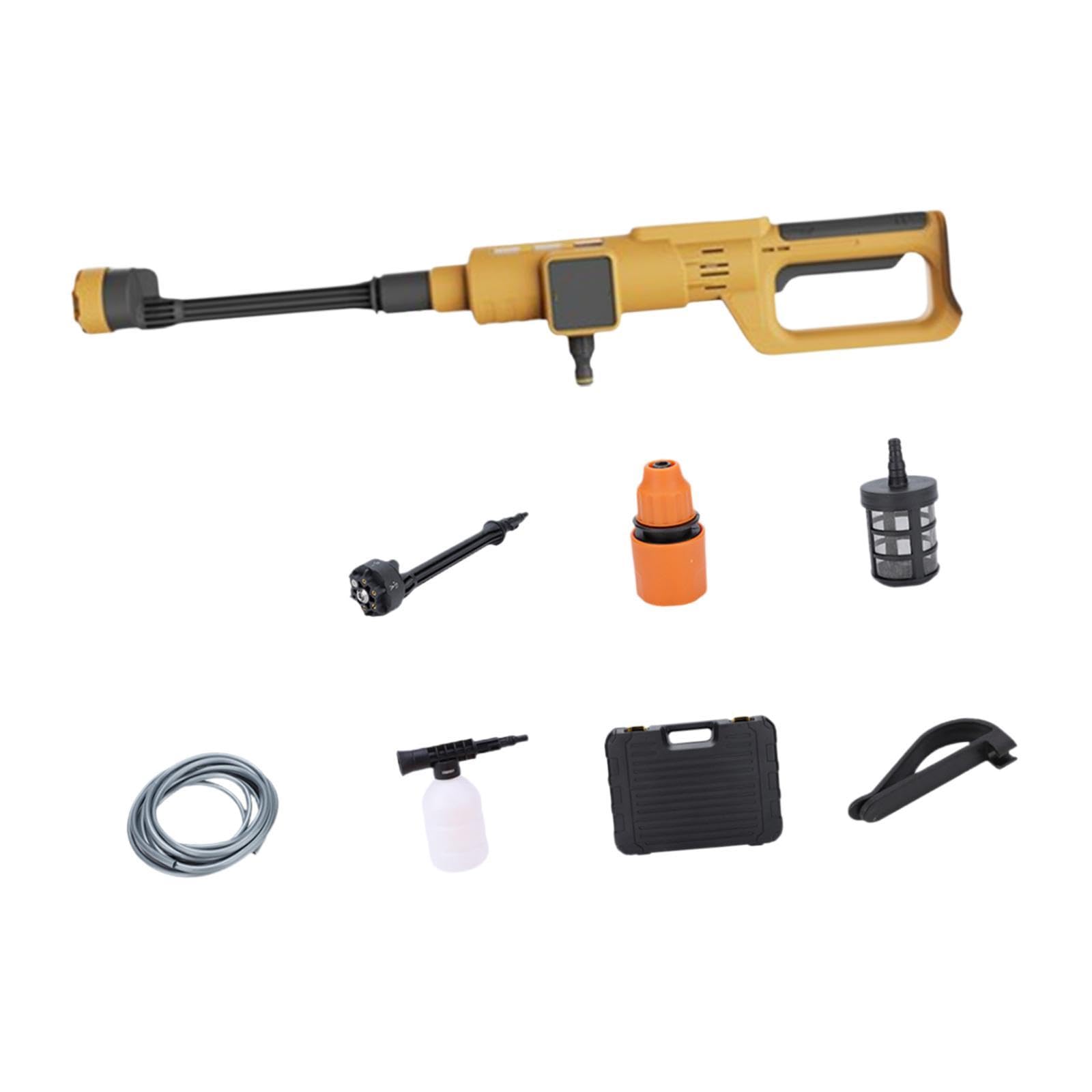 Cordless Pressure Washer Brushless Jet Wash for Boat Fence Cleaning Car Yellow|Home & Garden|Yard Garden & Outdoor Living|Outdoor Power Equipment|Pressure Washers-picture-13