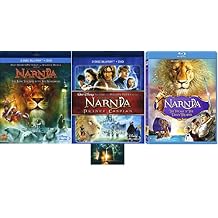 The Chronicles of Narnia Trilogy 1 2 3 3 Blu Ray SET, WS Includes Glossy Print Narnia Art Card