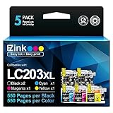 E-Z Ink for Brother Line-2-1 KJX-EZ/LC203XL-5P