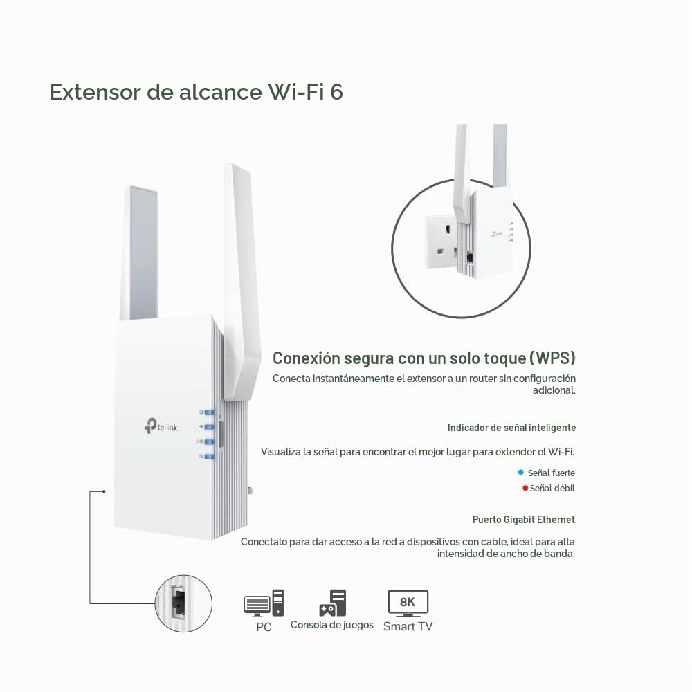 AX3000 Dualband Wi-Fi 6 Range Extender