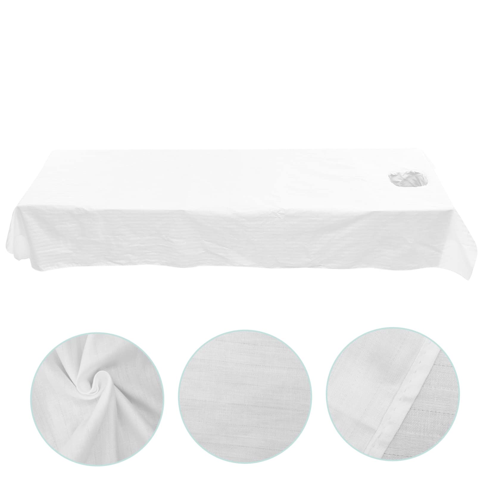 HAPINARY Beauty Salon Massage Cloth Ergonomic Face Hole Cover for Soft Massage Towel for Clinics Spas and Tattoo Shops Easy to Use Reduces Laundry Efforts