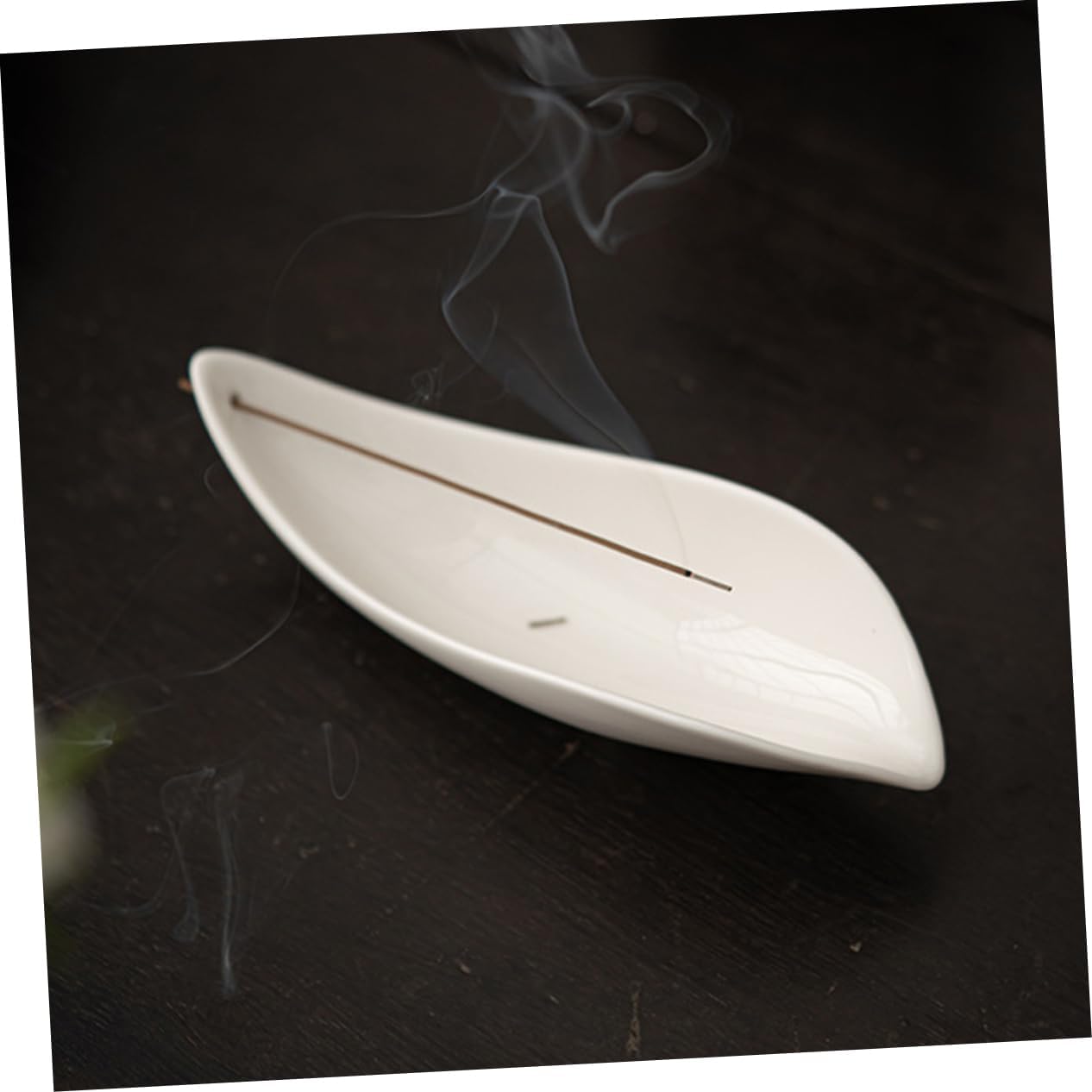 SECFOU Multi-functional Bean Powder Salt Container Ceramic Tea Scoop Tea Ceremony