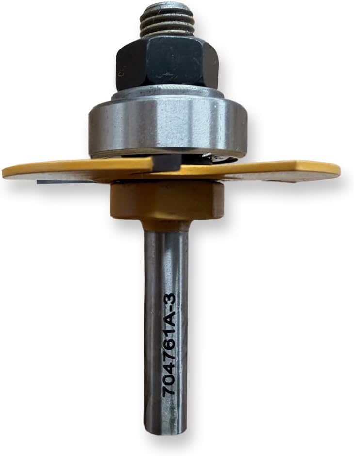 Sommerfeld 3-Wing Slot Cutter Router Bit Woodworking Tool 1/16 KERF,1/4 SH