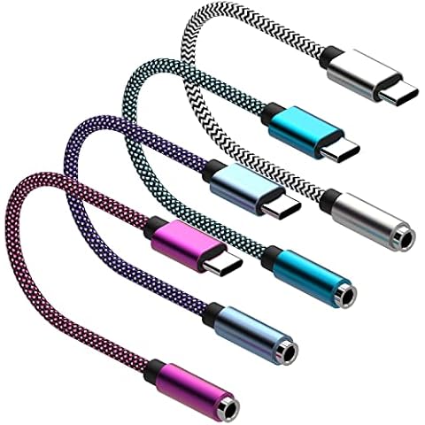 Dem.Lorida USB C to 3.5mm Female Headphone Jack Adapter Cover