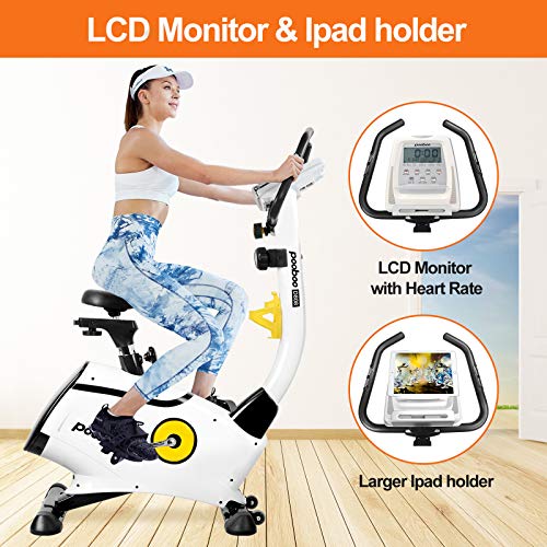 Afully Magnetic Exercise Bike, Indoor Cycling Bike, Upright Bike, Quiet Belt Drive Indoor Cycling Bike With LCD Monitor and Adjustable Resistance for Home Cardio Workout - Home Fitness Guru Afully Magnetic Exercise Bike, Indoor Cycling Bike, Upright Bike, Quiet Belt Drive Indoor Cycling Bike With LCD Monitor and Adjustable Resistance for Home Cardio Workout - Image 8