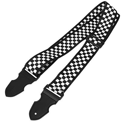 Sangle de guitare légère pour guitares électriques acoustiques pour guitares acoustiques électriques(Black and white… - Les Beatles, Paul McCartney, John Lennon, RIngo Starr, George Harrison Sangle de guitare légère pour guitares électriques acoustiques pour guitares acoustiques électriques(Black and white… – Image 7