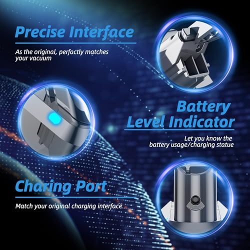 Image of 21.6V Replacement for Dyson V7 Battery Compatible with SV11 V7 Animal