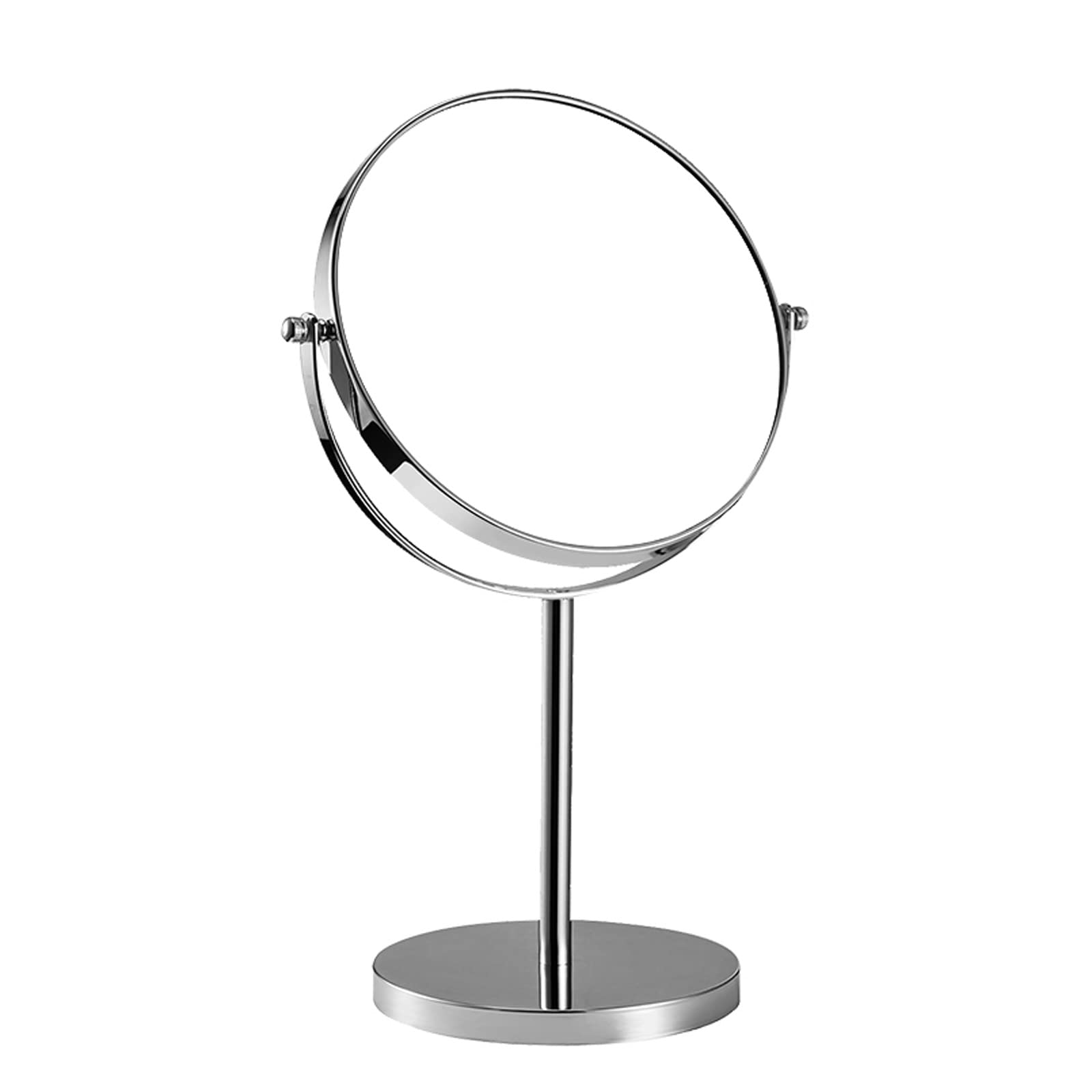 Double Sided Round Magnifying Mirror,Make Up Mirror Pedestal Table Mirror For Bathroom Bedroom, Double Sided Magnifying Makeup Mirror, Portable