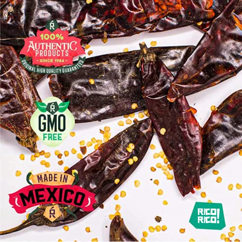 RICO RICO - Dried Chile Peppers 3 Pack Bundle (12 oz Total) - Ancho Chiles, Guajillo Chiles and Pasilla Chiles - The Holy Trinity of Chiles - Great For Mexican Recipes - Packaged In Resealable Bags by RICO RICO