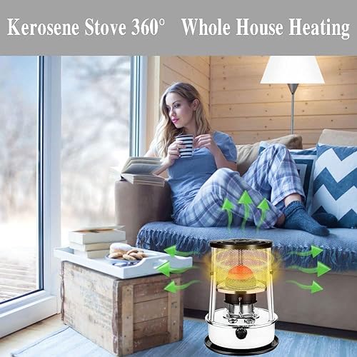 Chauffage d'extérieur à kérosène 4.5L portable à haute performance