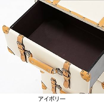 Amazon｜【直送】トランク型収納シリーズ（チェスト・5段） Aダーク