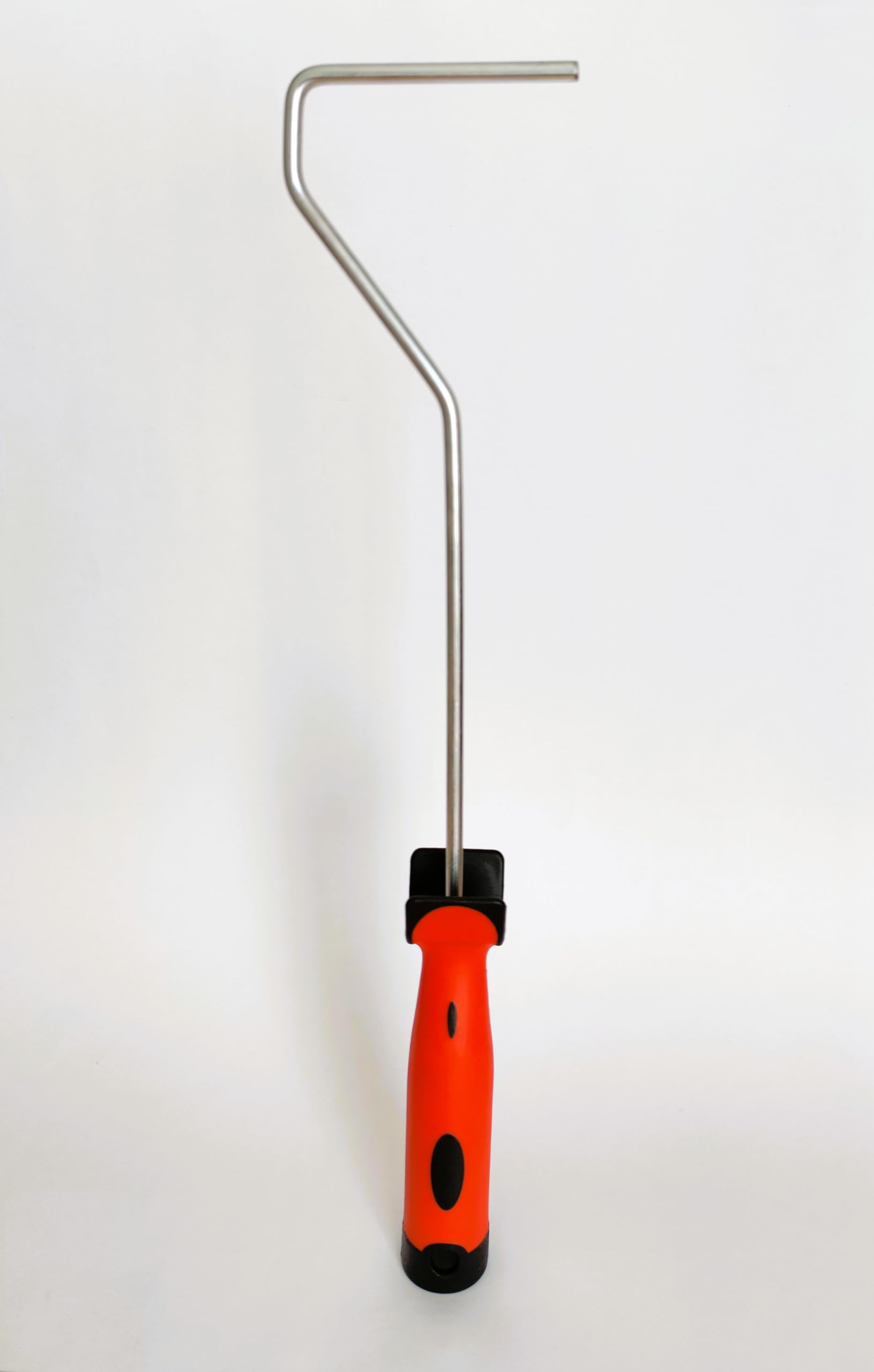 Set 4 Manici/Telai Rullo Quercos Soft Ø6 mm | Lunghezza 40 cm | Archetto in acciaio zincato | Impugnatura bi-materiale ergonomica | Per mini rulli 10–12 cm | Pacco risparmio fai-da-te e pittori