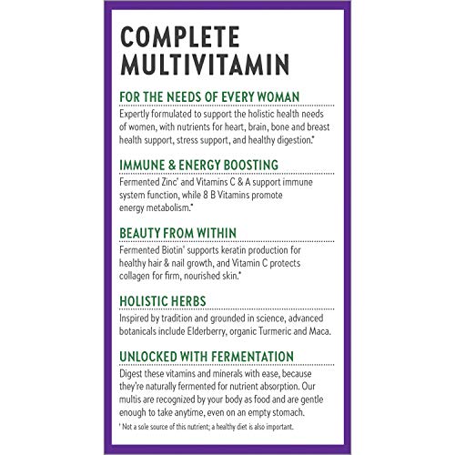 New Chapter Women’s Multivitamin + Immune Support – Every Woman’s One Daily, Fermented With Whole Foods & Probiotics + Iron + B Vitamins + Organic Non-Gmo Ingredients - 24 Count (Packaging May Vary) #TOP7