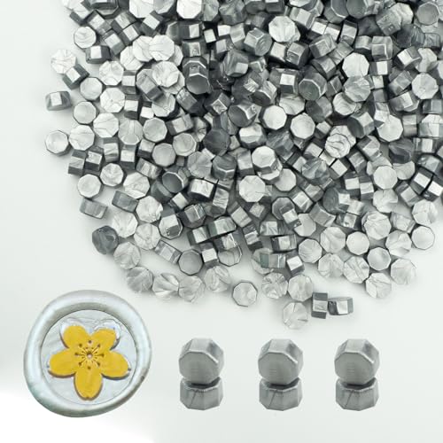 Ioggtser 500 PCS Silber Siegelwachs Perlen