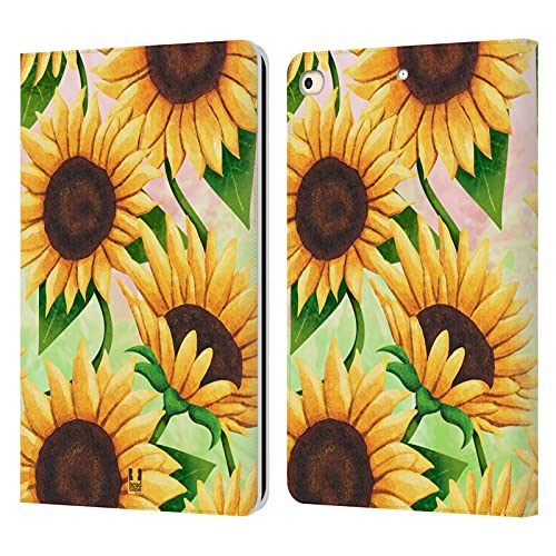 Étui Portefeuille iPad 9.7 2017 2018 Floral pour Travailler au Café avec Style