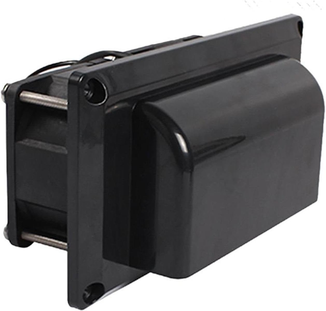 12v for Range Hood Exhaust Fan Black and White Vent Kitchen Vent for Motorhome(Black)