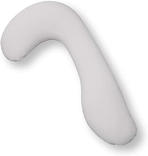 MOGU(モグ) 抱き枕 B's flow ママと赤ちゃんを守る流体枕 マタニティ 妊婦用 日本製 横向き寝サポート パウダービーズ 大型 約55×100×18/13cm ミストグレー カバー洗濯可