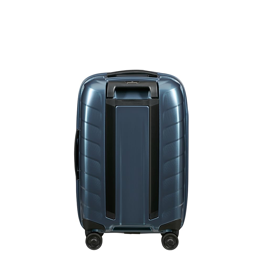 Samsonite Attrix - Spinner S, Echarlizable Hand Luggage, 55 cm, 38/44 L, Azul (Azul de Acero)