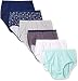 Fruit of the Loom Women's 6 Pack Cotton Brief Panties
