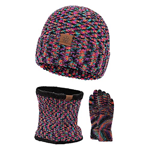 Bonnet écharpe et gants polaire femme pour le ski et la montagne