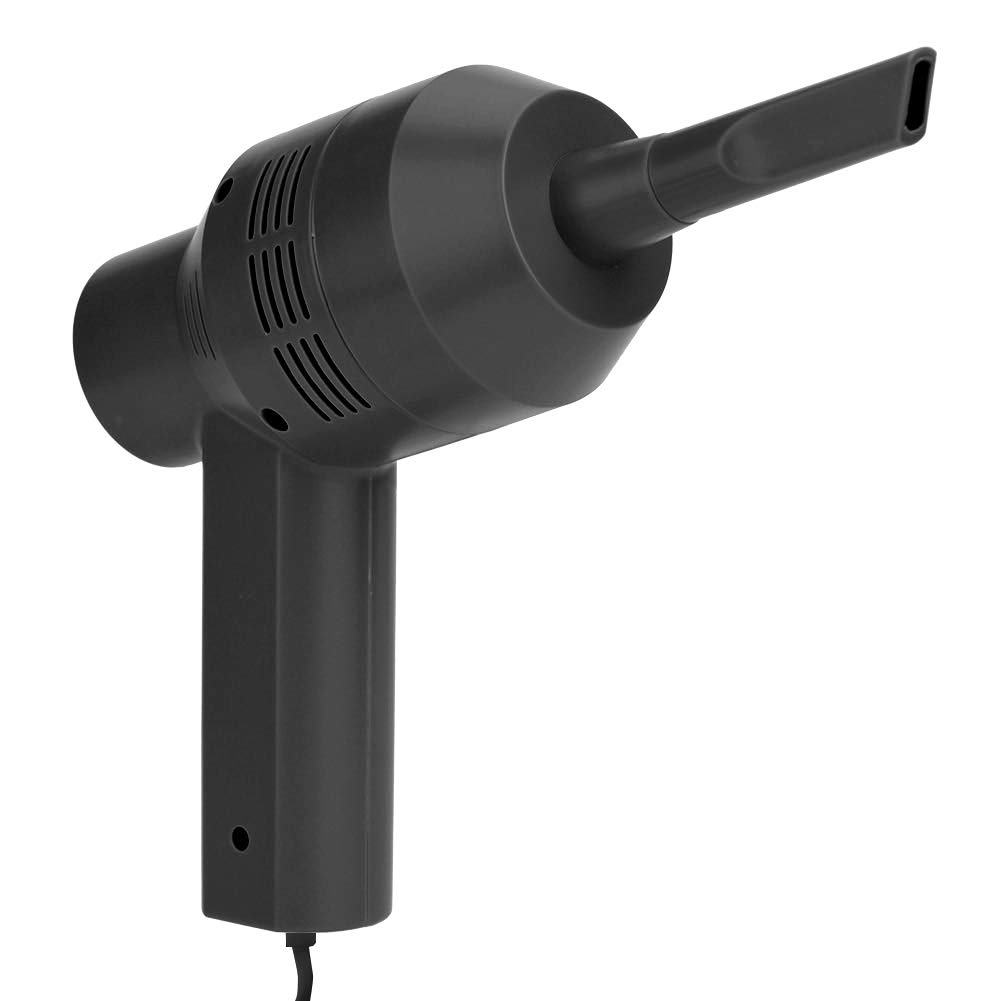 POENVFPO Odkurzacz Klawiaturowy, Odkurzacz na Sprężone Powietrze, Mini Ręczny USB do Klawiatury do Laptopa Stacjonarnego (BLACK)