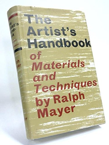 The artist's handbook of materials and techniques B0000CM9Z6 Book Cover