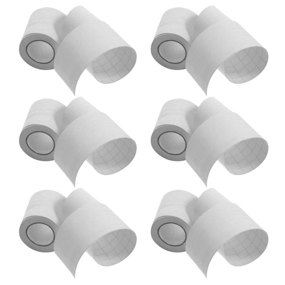 Moldura flexible de PVC autoadhesiva para pared rodapié liso efecto cerámica clara